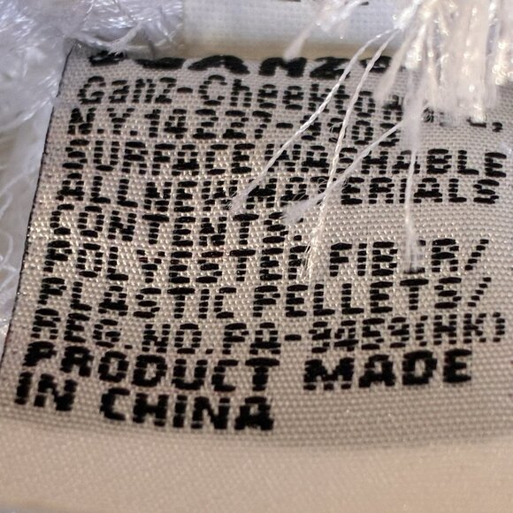 Ganz Webkinz White Chicken Plush Stuffed Animal Toy HM205 No Code - Picture 12 of 12